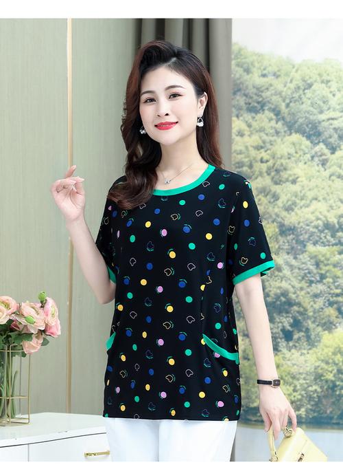 韩版中老年夏天胖女装-图2 韩版中老年夏天胖女装-图2