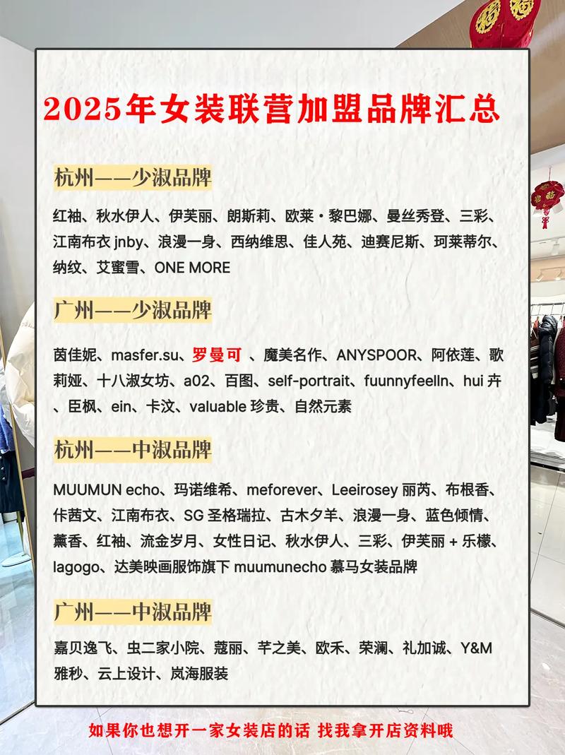 2025女装加盟条件有哪些门槛？-图1