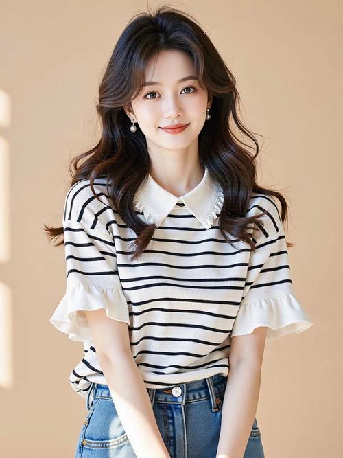 韩国女装t恤服装图片-图2