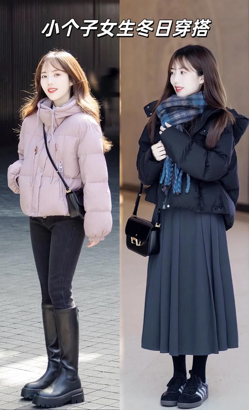 日系冬装女装怎么搭才显瘦又保暖？-图1