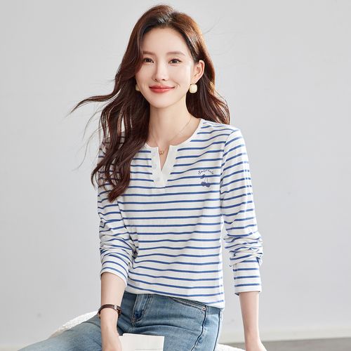 横文横条T恤怎么搭才显瘦时髦？-图2