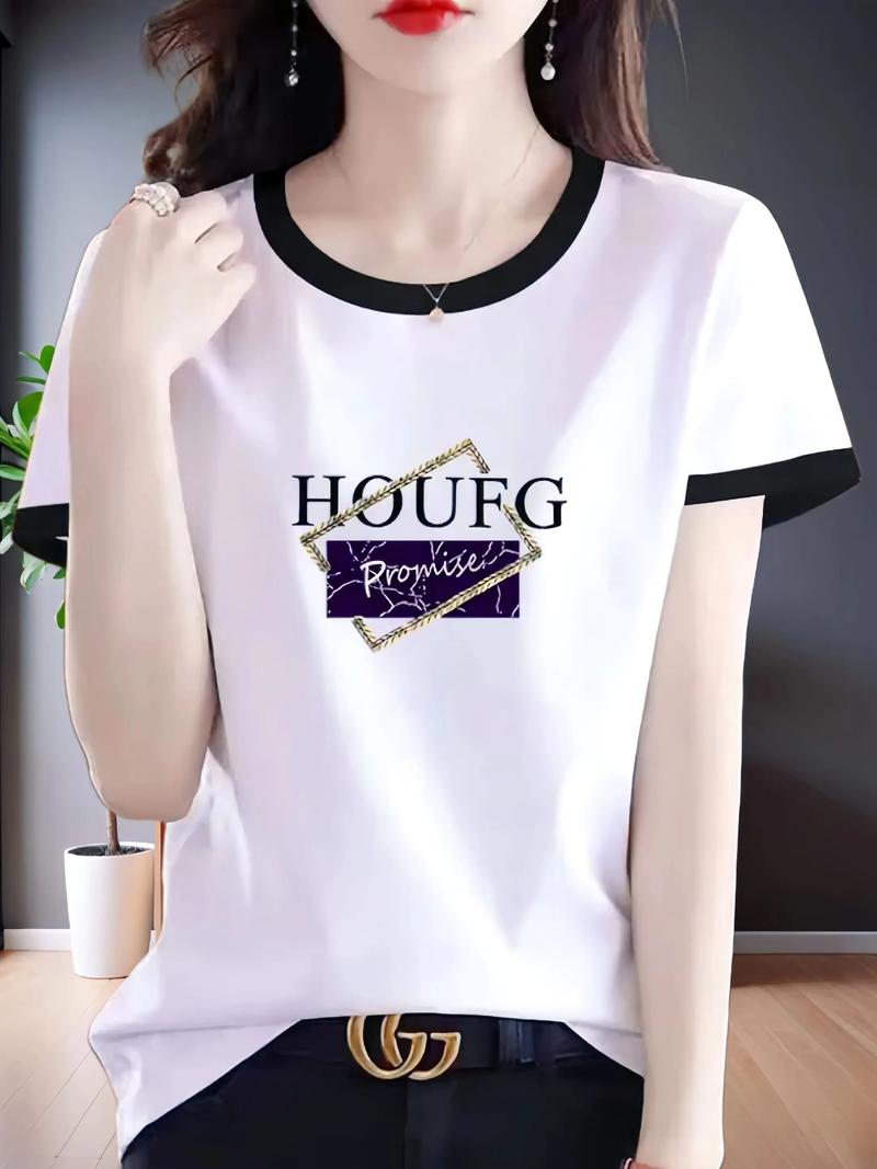 2025女装短袖T恤有哪些流行趋势？-图1