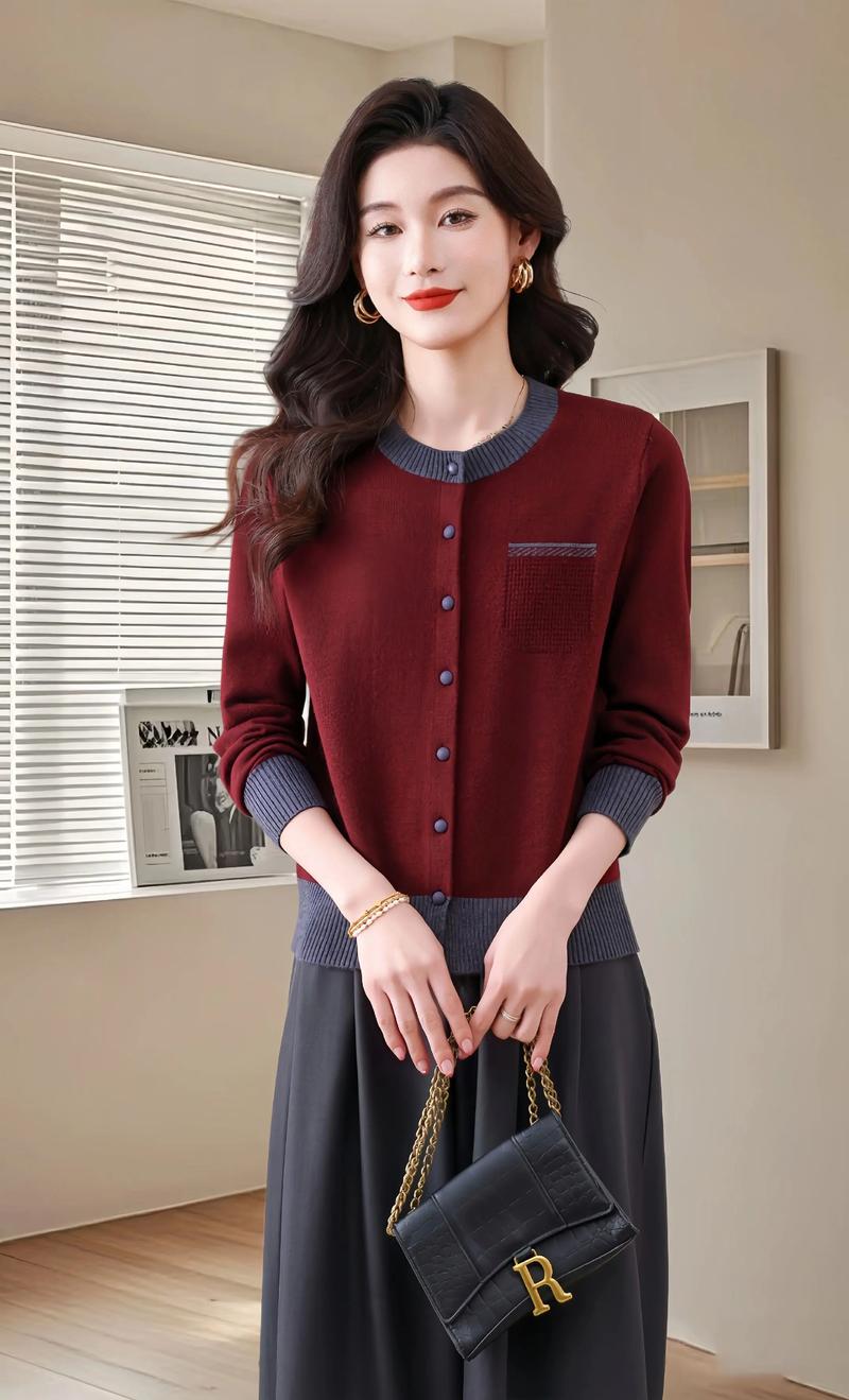 时尚女装新款毛衣图片，2025流行趋势有哪些？-图2