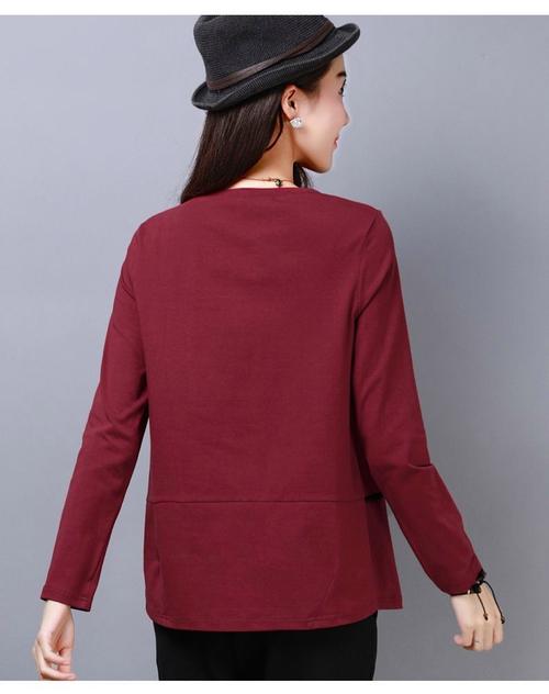 红色上衣韩版女装有哪些款式推荐?-图3 红色上衣韩版女装有哪些款式推荐?-图3