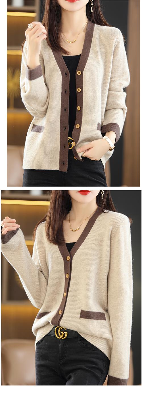 针织外套女装春款图片-图1 针织外套女装春款图片-图1