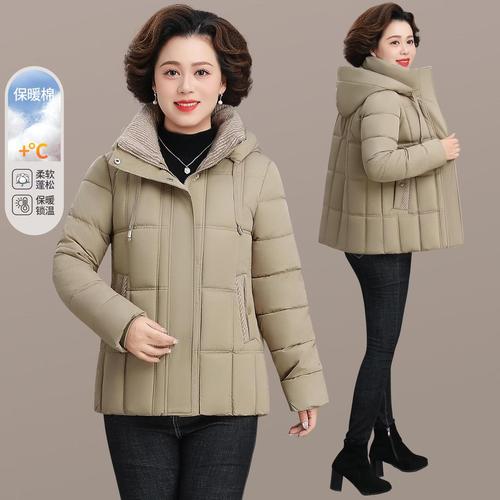 大码女装冬装新款棉衣-图1 大码女装冬装新款棉衣-图1