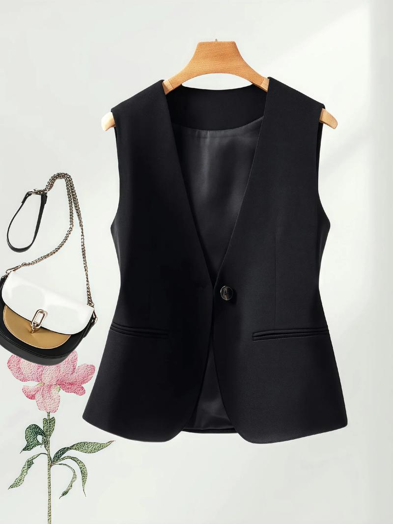 秋季韩版女装短款马甲怎么选?-图2 秋季韩版女装短款马甲怎么选?-图2