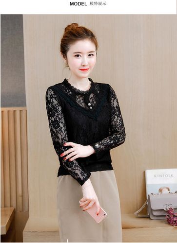 夏季长袖蕾丝女装，图上款式适合什么场合？-图2