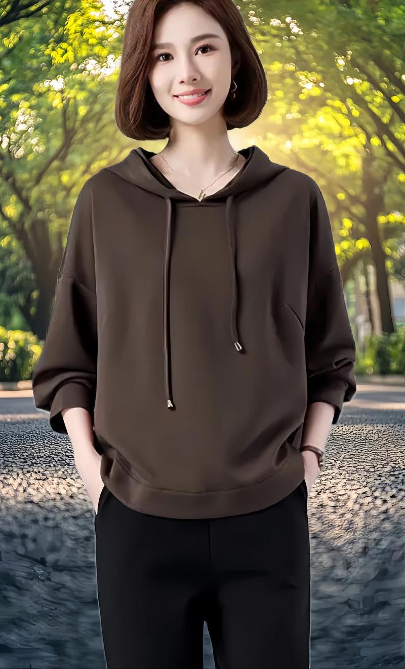 卫衣女装2025连帽-图2