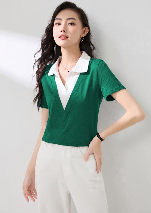 女装品牌短袖T恤图片有哪些风格？-图2