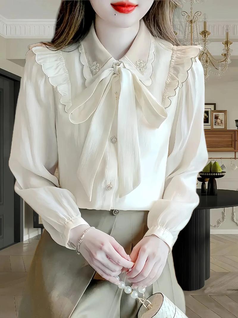 秋装长袖上衣图片，今年流行什么款式？-图2