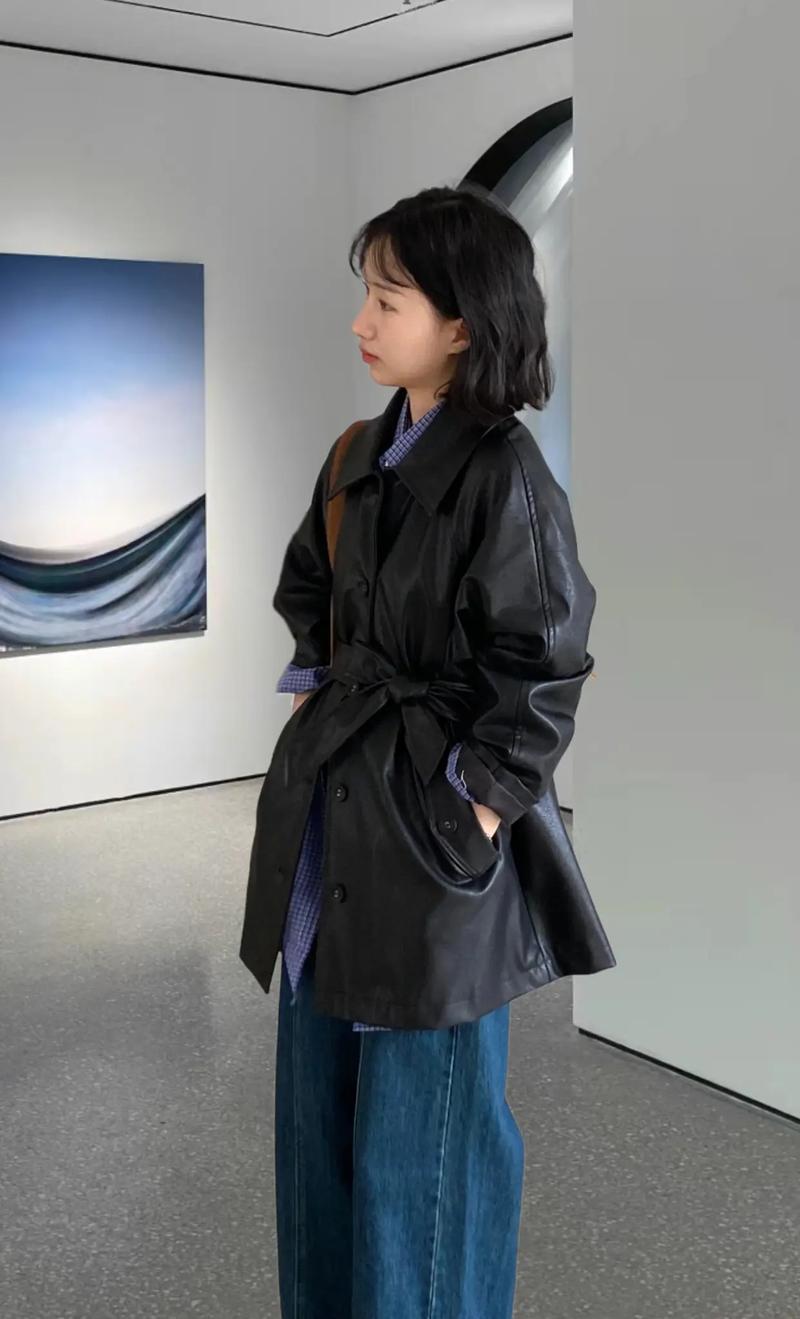 长款皮衣怎么搭才显瘦不臃肿？-图3