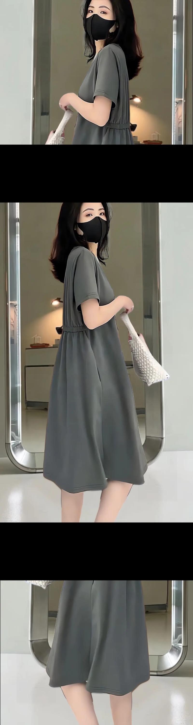 秋季肚腩连衣裙显瘦吗？-图1