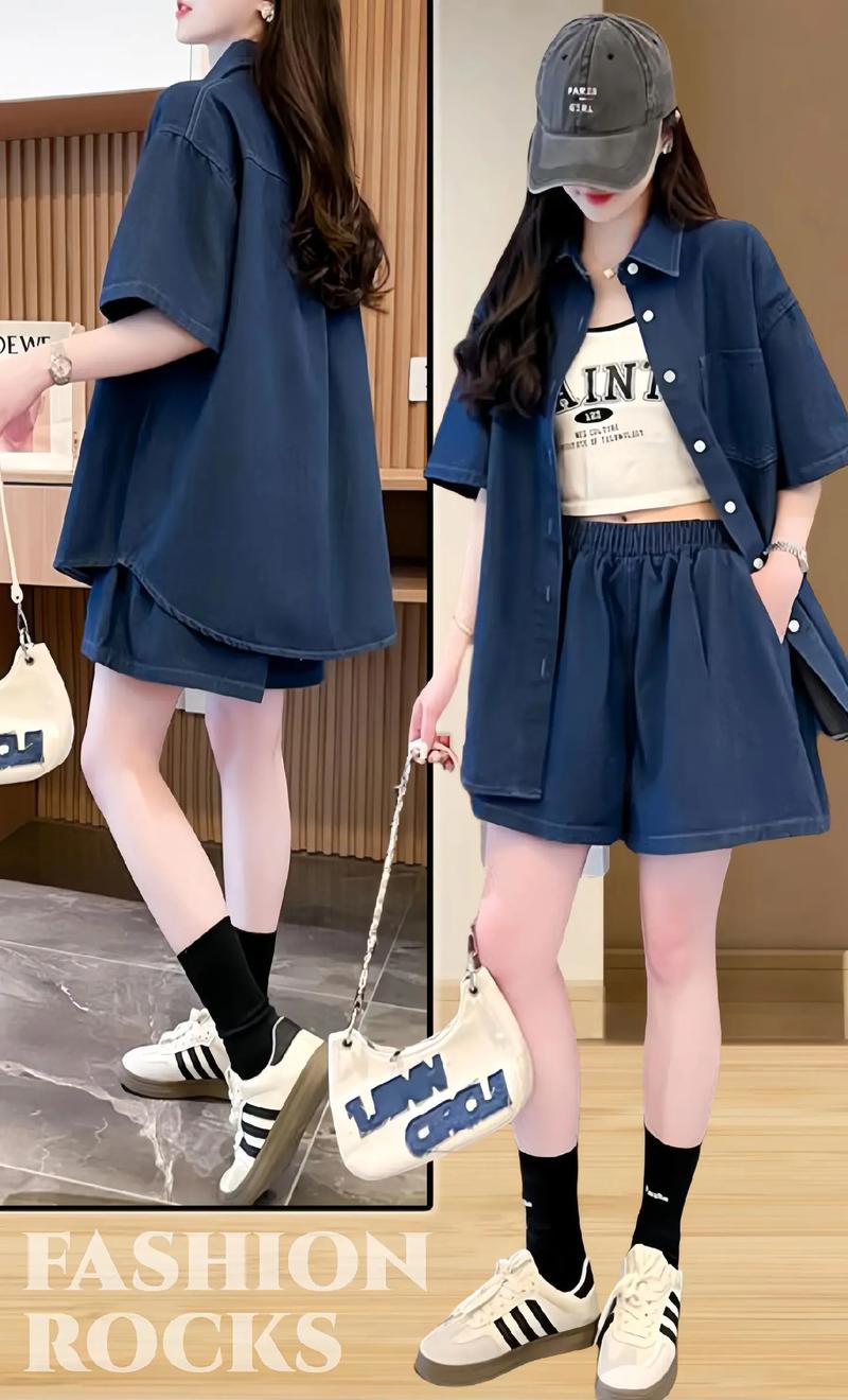 夏季女装搭配图，如何搭出清爽时髦感？-图3