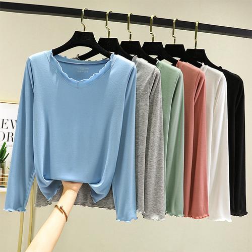 秋季新款女装T恤批发，哪批更值得入？-图3