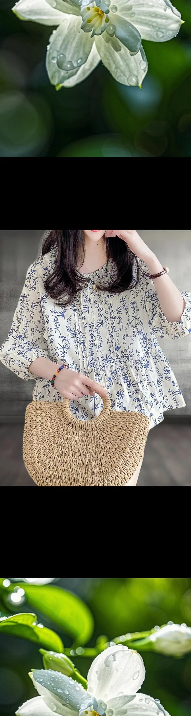 娃娃衫女装灯笼袖上衣，显瘦显气质吗？-图2