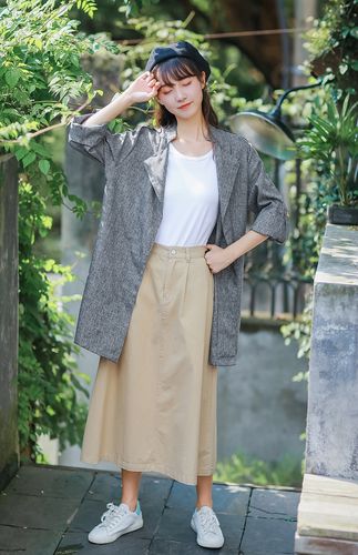 韩版大长衫女装怎么搭更出彩？-图3