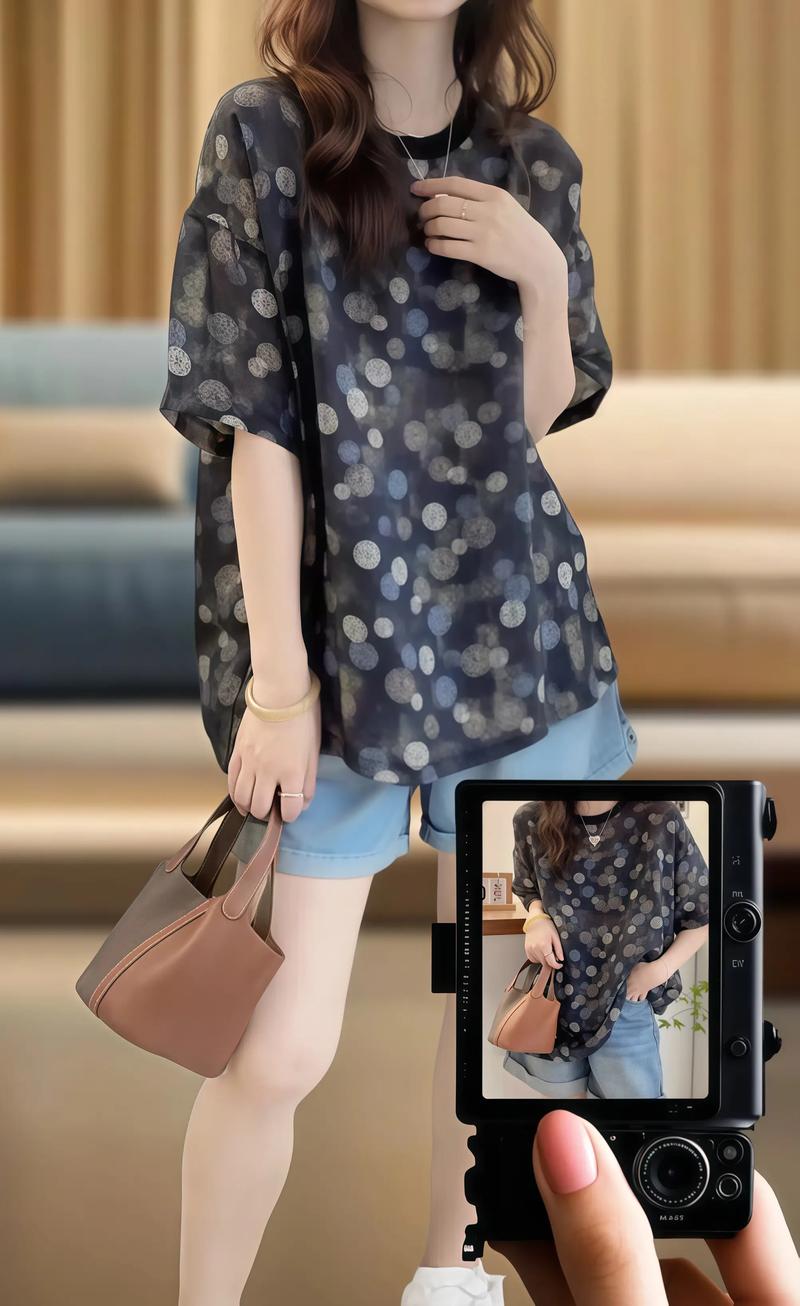 2025大码雪纺女装，如何兼顾时尚与舒适？-图1