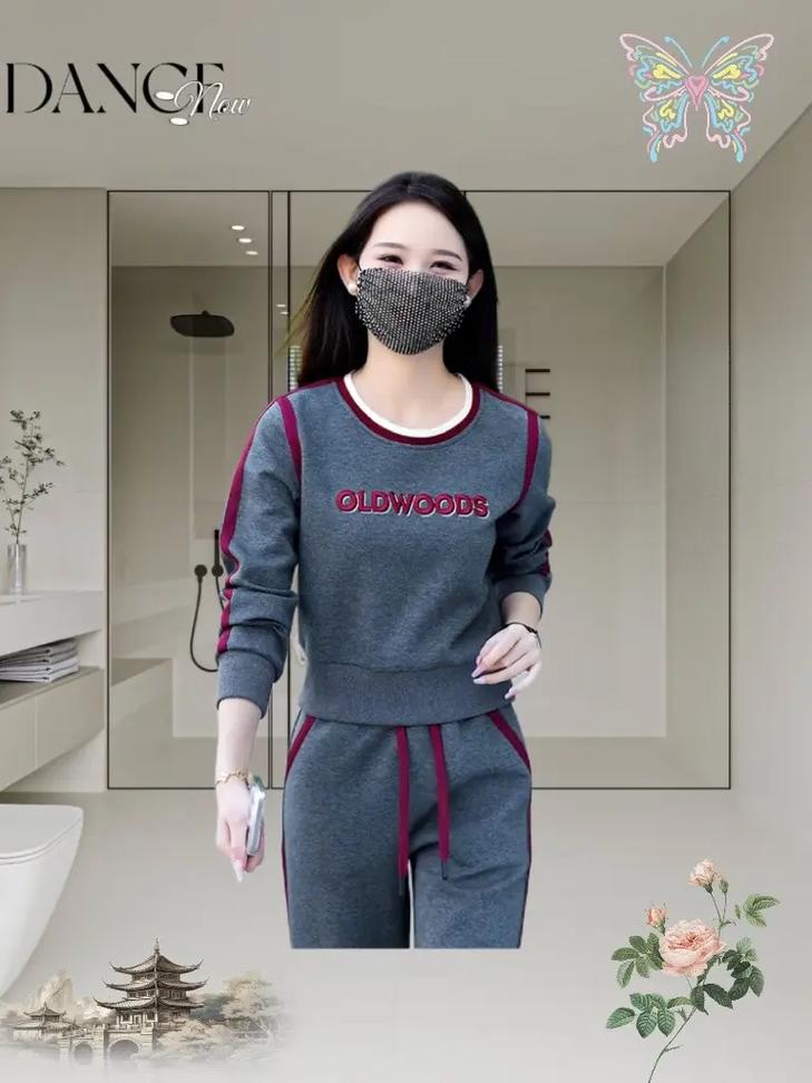 冬季套装加绒加厚女装，暖和舒适吗？-图2