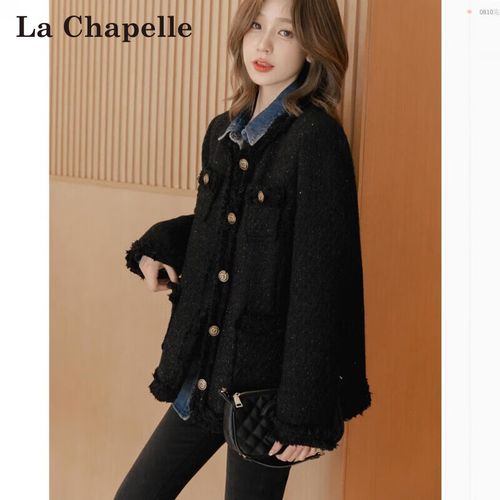 拉夏贝尔毛呢外套版型显瘦吗？-图1