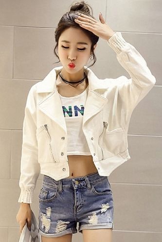 白色牛仔女装怎么搭才显瘦好看?-图3 白色牛仔女装怎么搭才显瘦好看?-图3