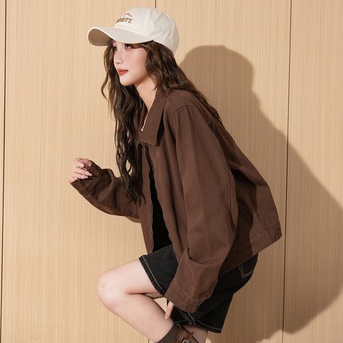 短款牛仔外套女装韩版-图2 短款牛仔外套女装韩版-图2