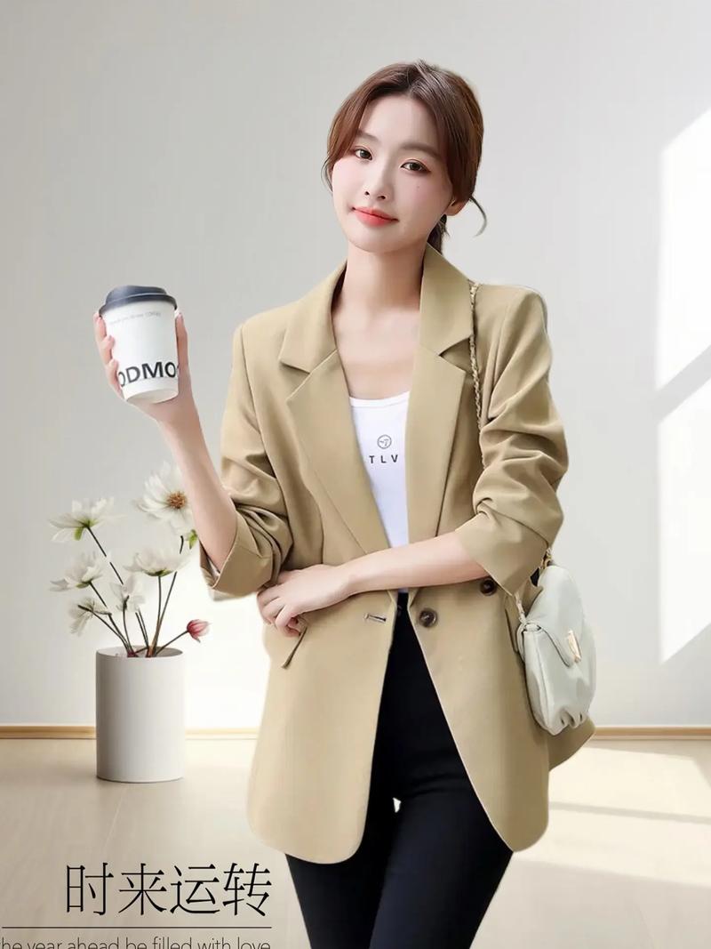 韩版秋季新款女装外套-图1