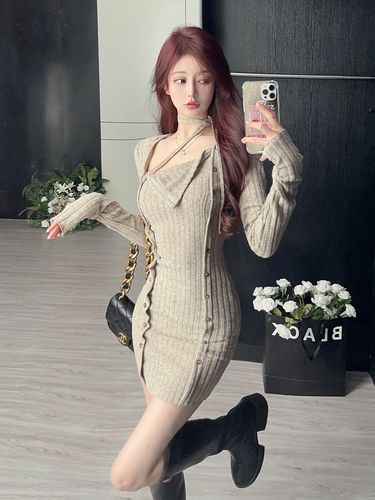 夜店针织短裙长袖保暖与时髦怎么平衡?-图1 夜店针织短裙长袖保暖与时髦怎么平衡?-图1