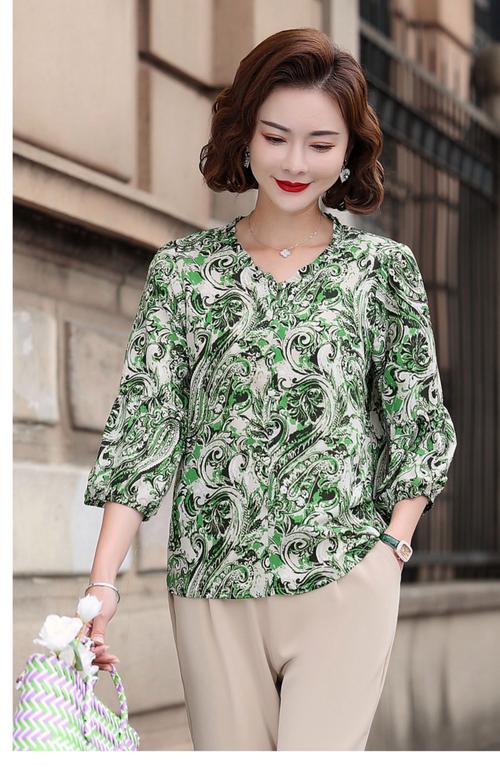 中年夏季新款T恤，选款显瘦还是百搭？-图3