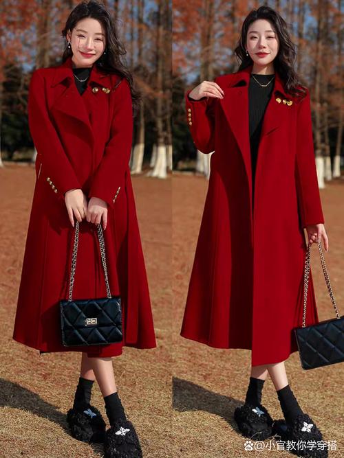 红色妮子长款女装图片有哪些款式推荐?-图2 红色妮子长款女装图片有哪些款式推荐?-图2