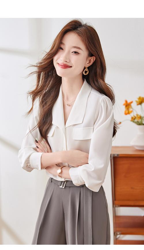 2025新款女装衬衣有哪些流行元素?-图2 2025新款女装衬衣有哪些流行元素?-图2