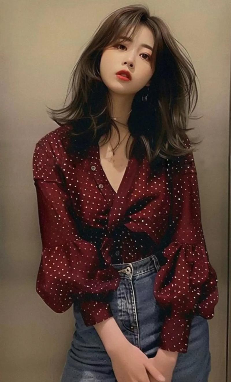 新款红色波点外套，显瘦百搭吗？-图3