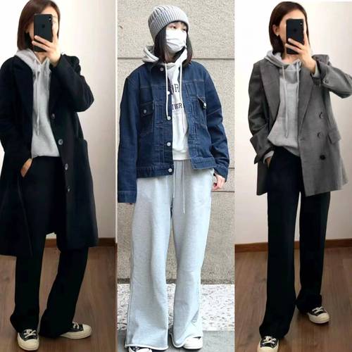 卫衣秋冬女装怎么搭才好看？-图1