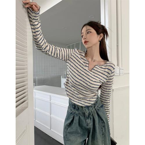 短款女装长袖内搭适合哪些身材？-图1