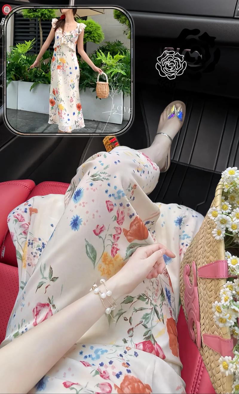 花裙美女装，东方韵味如何展现？-图1