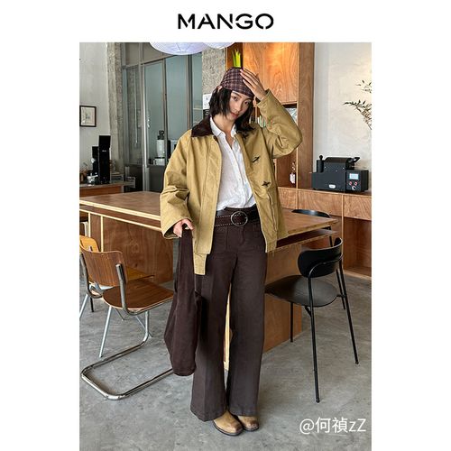 秋装拼接外套新款，拼接设计怎么选才时髦？-图1