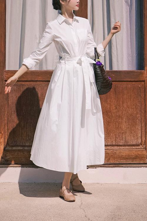 休闲长款女装搭配图片-图3