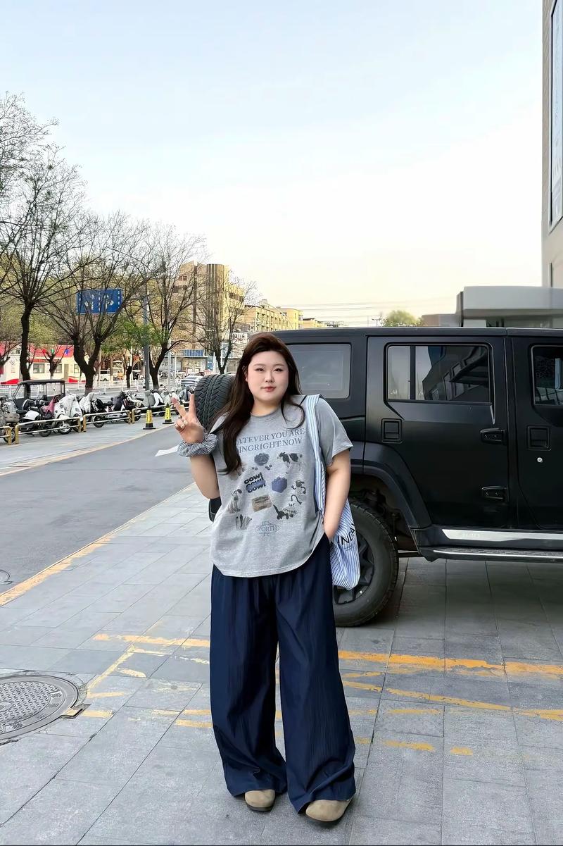 胖人女装怎么搭好看？图片搭配技巧有哪些？-图2