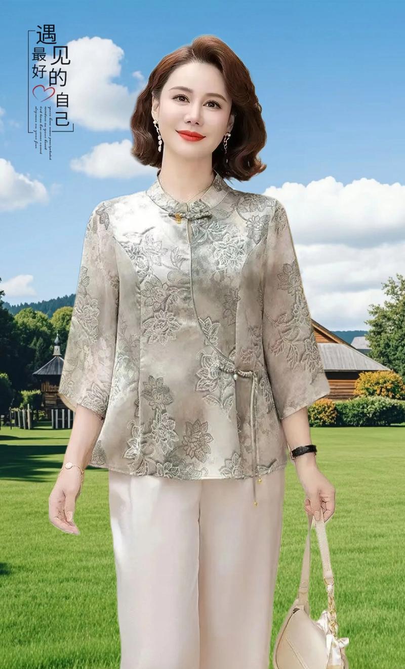 老年女装图片，如何选得合体又时尚？-图1