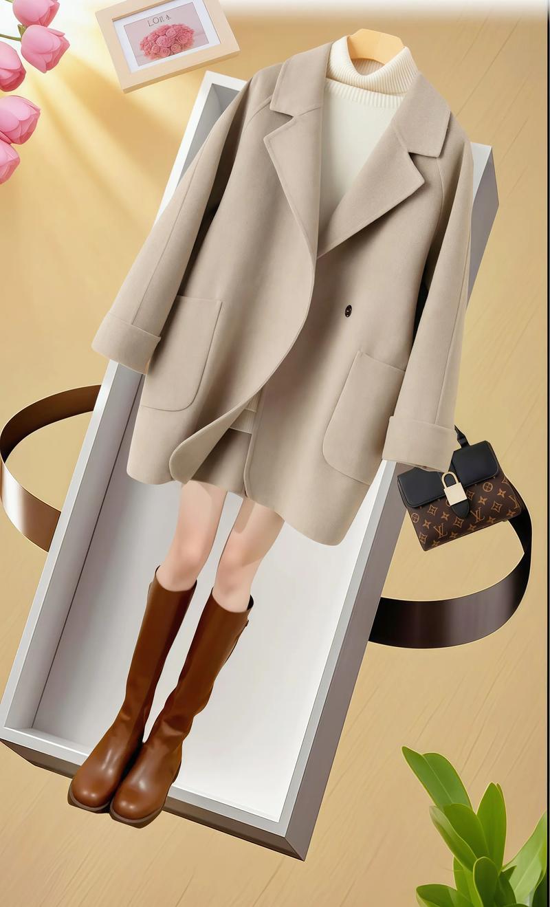 春装新款女装长款外衣-图1