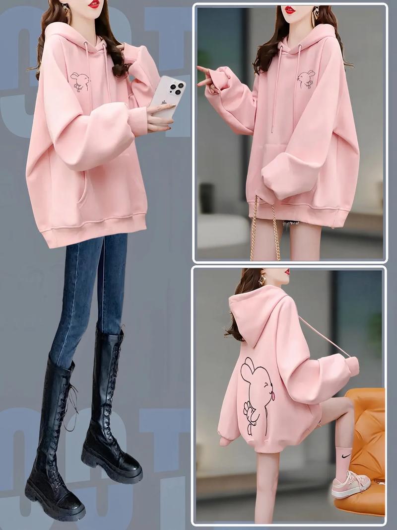 冬季卫衣女装怎么搭才好看？-图1