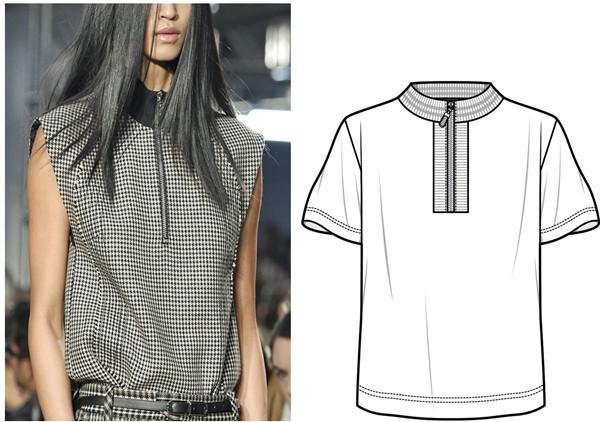 女装春夏正背面款式图,有哪些设计亮点?-图2 女装春夏正背面款式图,有哪些设计亮点?-图2