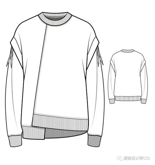 女装春夏正背面款式图,有哪些设计亮点?-图3 女装春夏正背面款式图,有哪些设计亮点?-图3