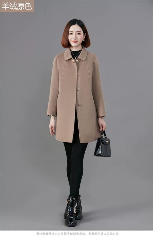 这款女装毛呢大衣中长款显瘦吗？-图1