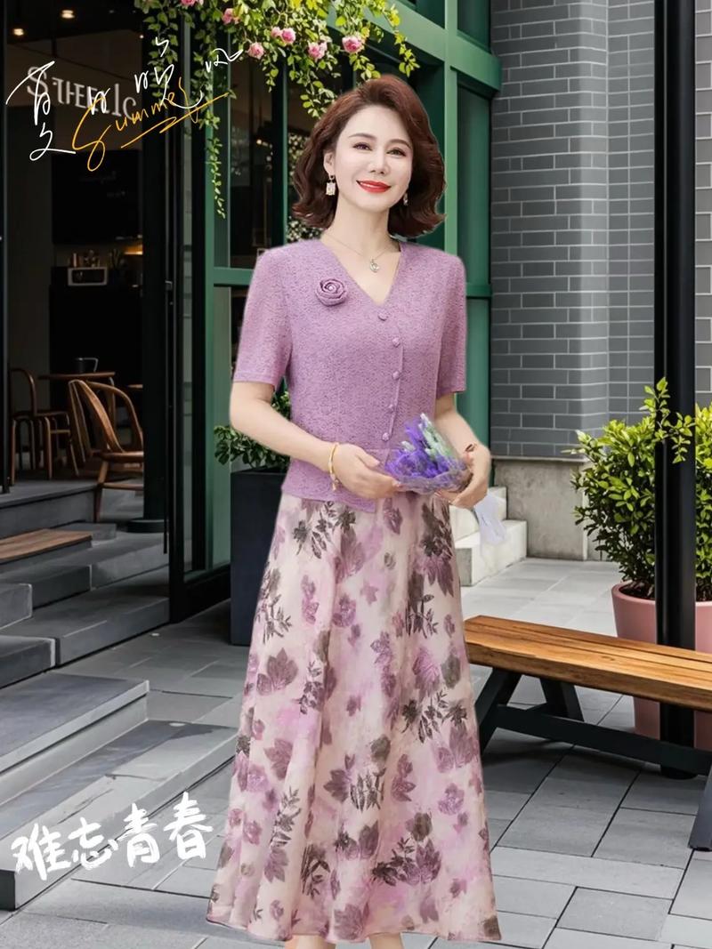 夏天女装中年搭配图片-图3