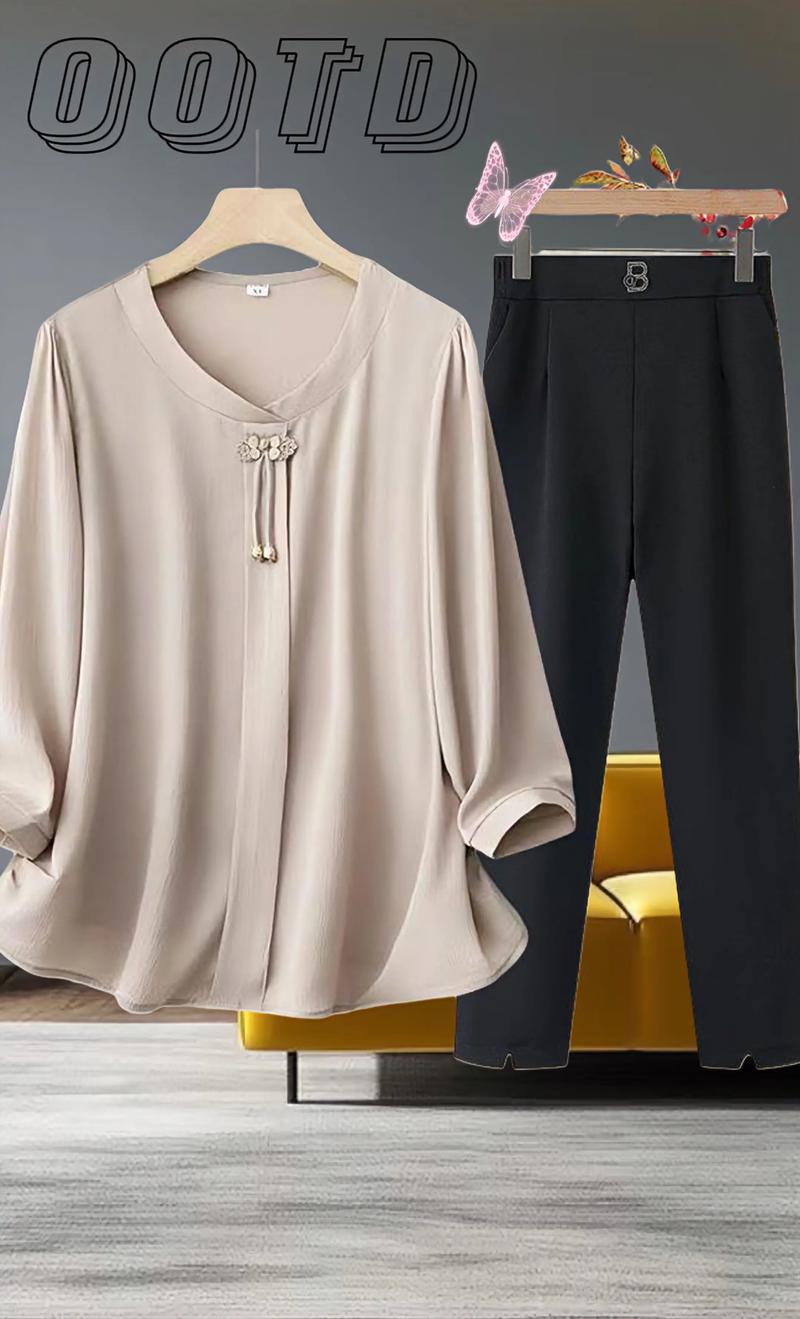 中年夏天衣服女装图片-图2 中年夏天衣服女装图片-图2