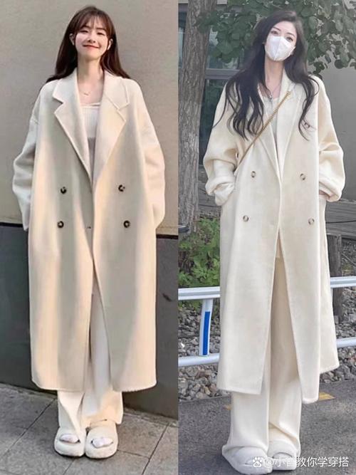 白色大衣女装图片有哪些流行款式？-图3