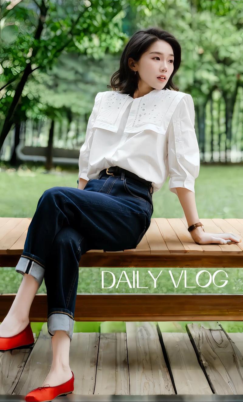 白色休闲女衬衫怎么搭才出彩?-图3 白色休闲女衬衫怎么搭才出彩?-图3