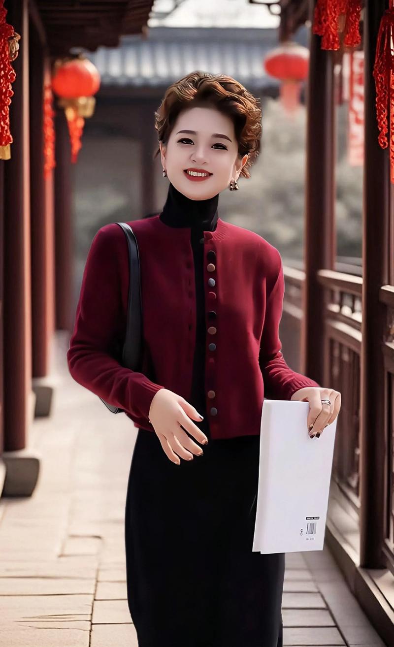 针织外套如何穿出性感气质？-图2