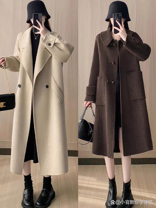 冬季大衣女装怎么搭好看？-图3
